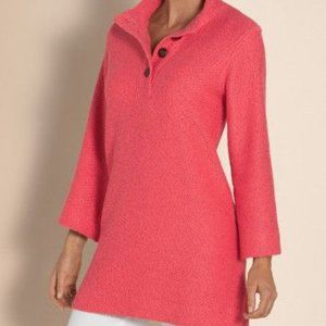 Soft‎ Surroundings SET SAIL Sweater M Tunic Pink